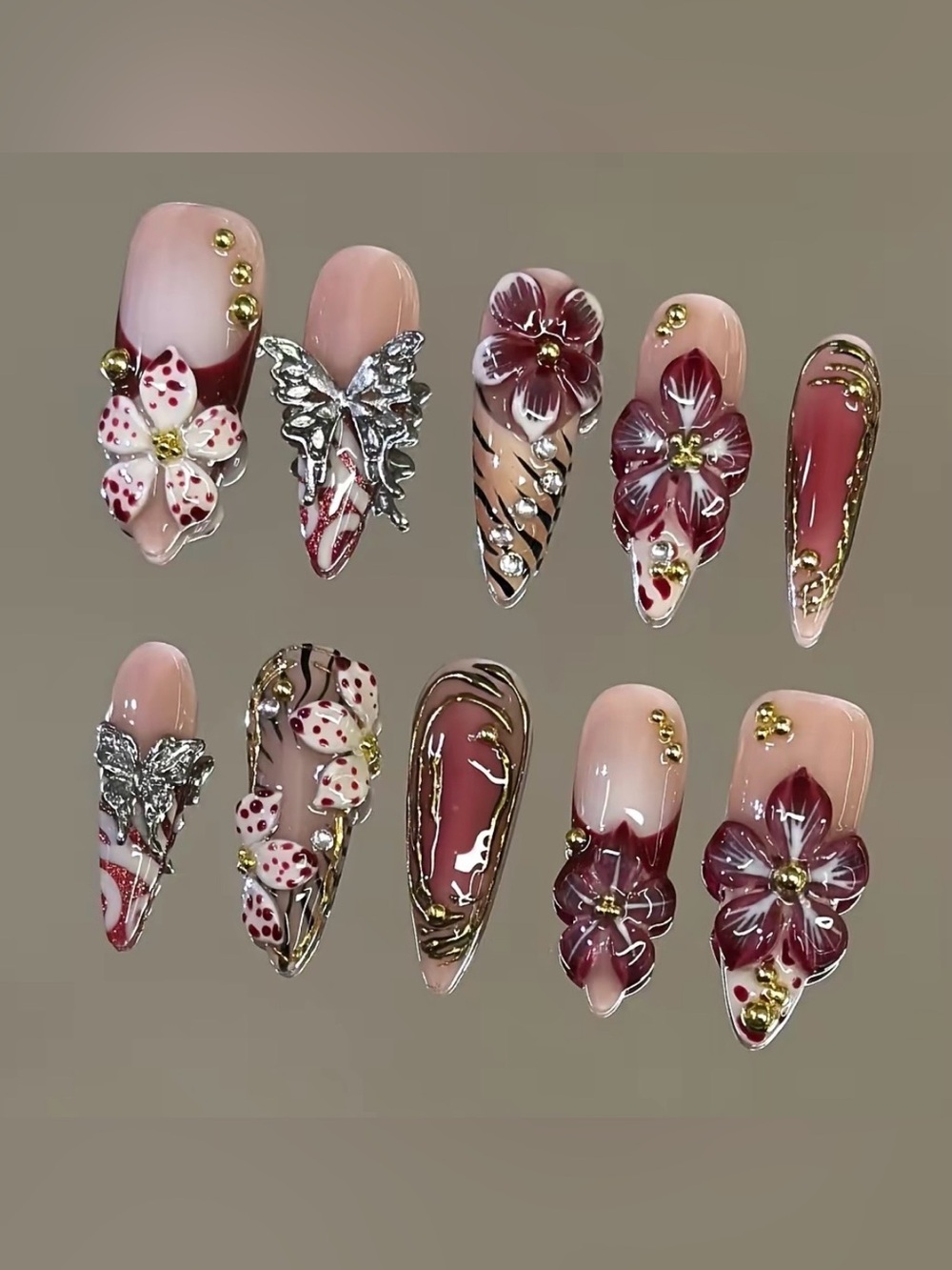 NailVesta Stiletto Press-On Nail Set - Fairy Nectar
